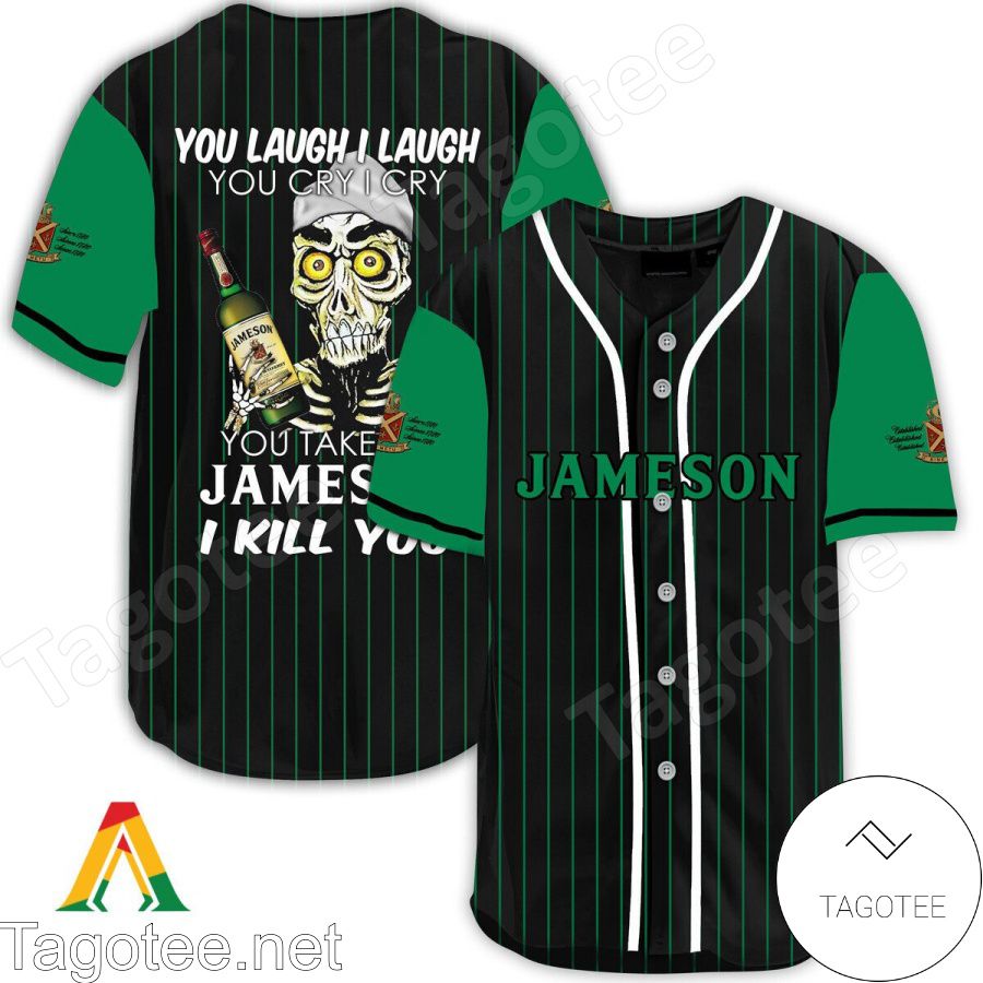 Achmed Take My Jameson Whiskey I Kill You You Laugh I Laugh Baseball Jersey