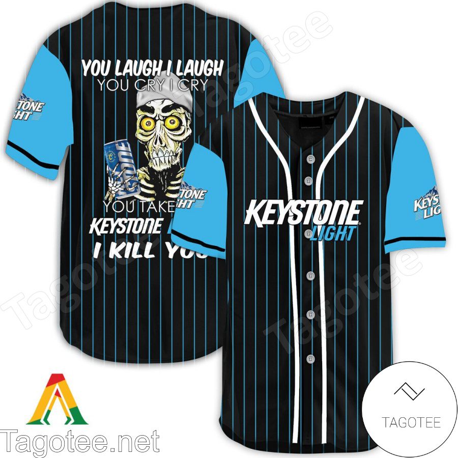 Achmed Take My Keystone Light I Kill You You Laugh I Laugh Baseball Jersey