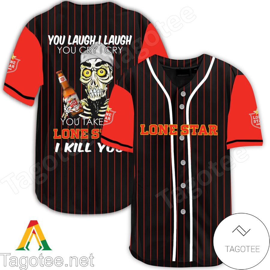 Achmed Take My Lone Star Beer I Kill You You Laugh I Laugh Baseball Jersey