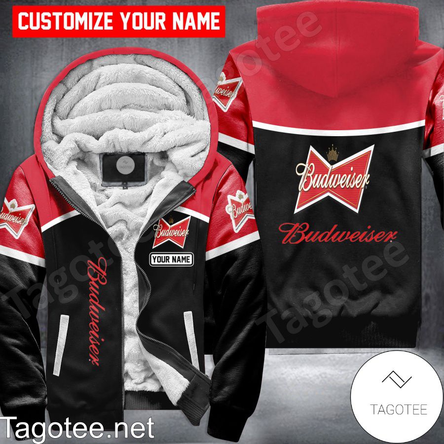 Budweiser Custom Uniform Fleece Hoodie - MiuShop