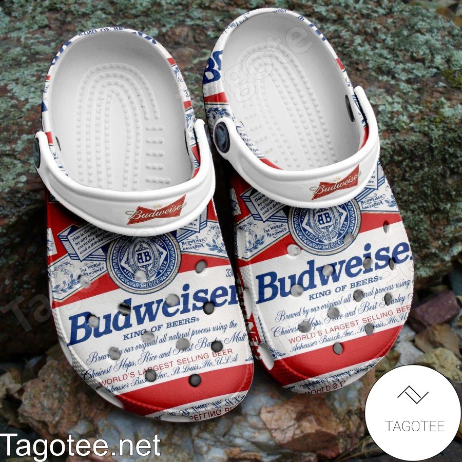 Budweiser King Of Beer Crocs Clogs