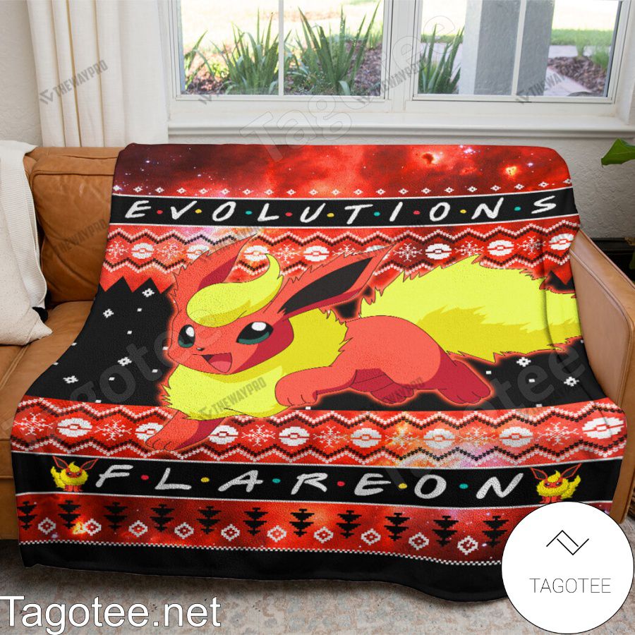 Flareon Evolution Blanket Quilt a