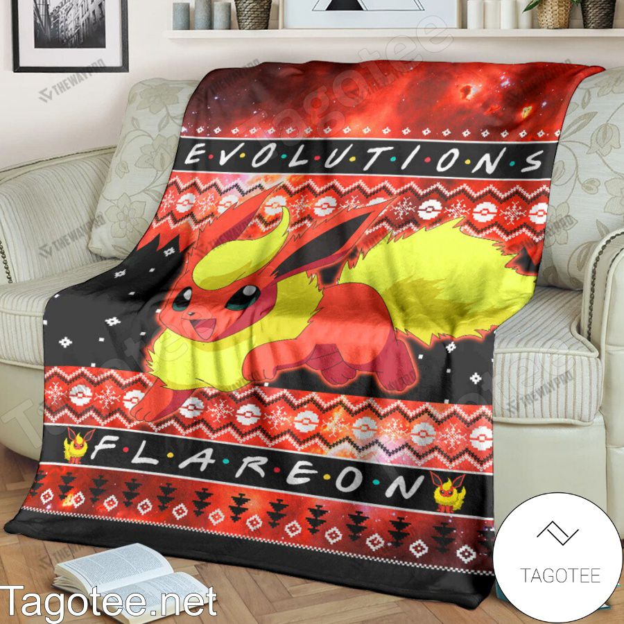 Flareon Evolution Blanket Quilt