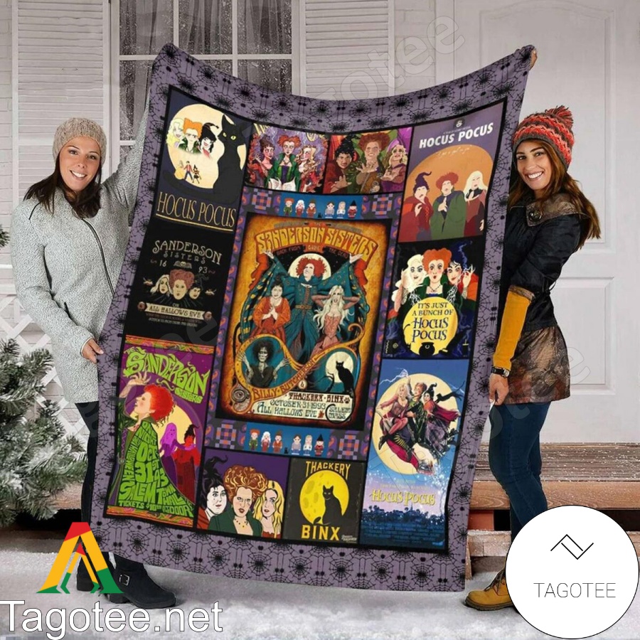 Halloween Horror Nights Hocus Pocus Witch Blanket Quilt