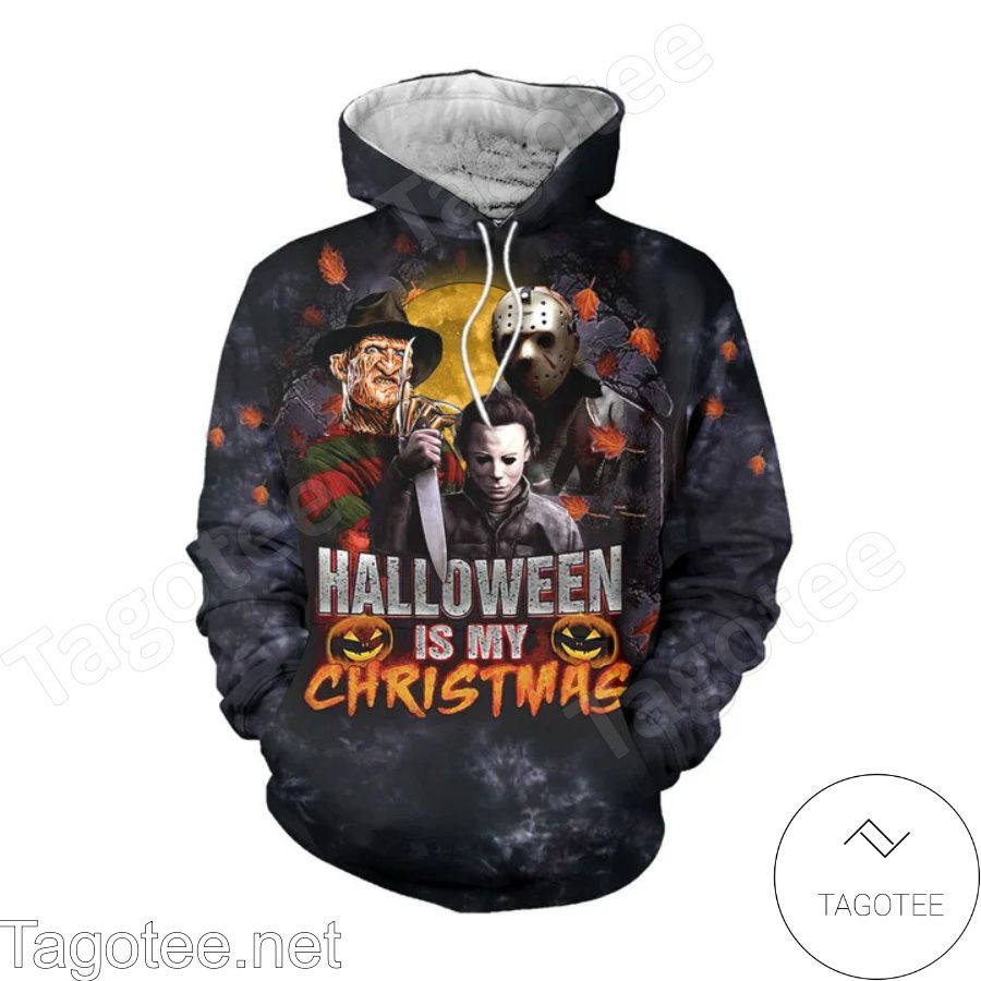 Horrors Movies Halloween Is My Christmas Hoodie And Leggings a