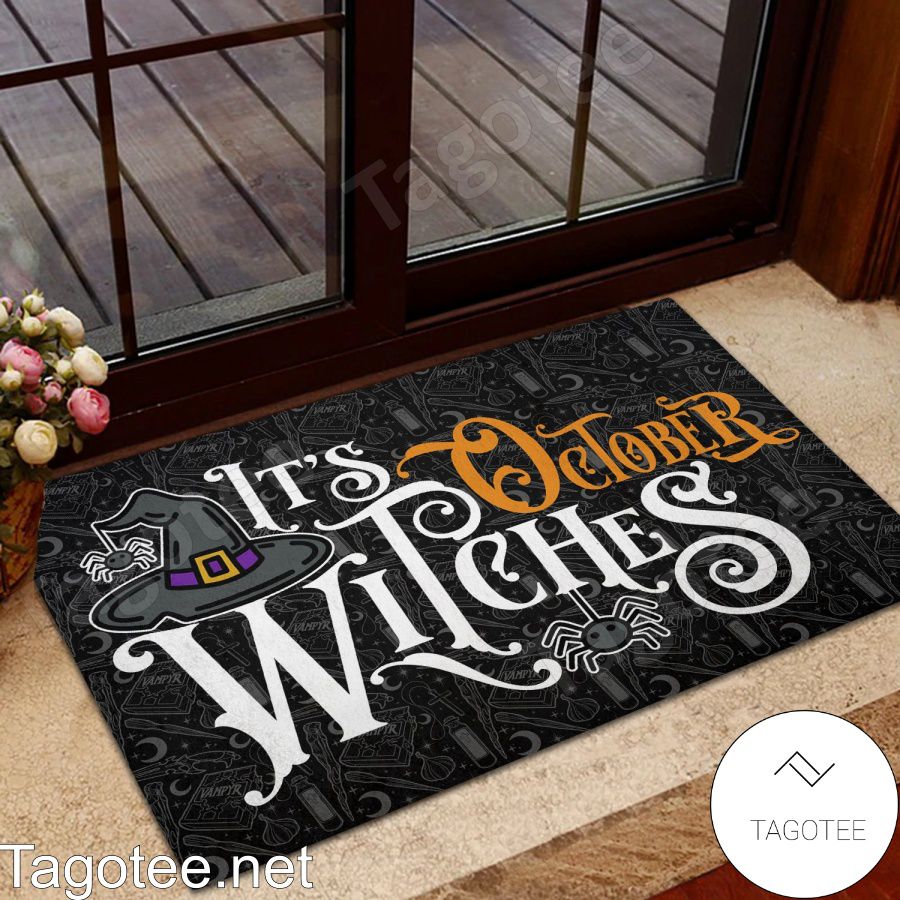 It's October Witches Doormat