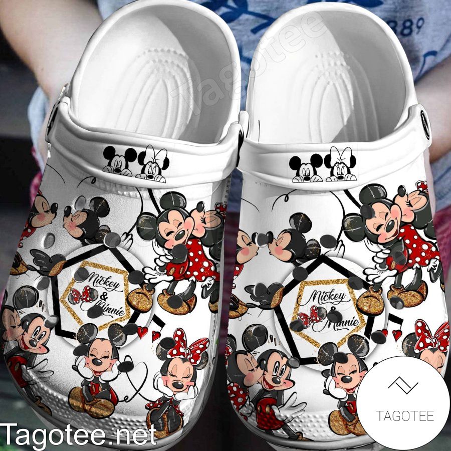 Mickey And Minnie Crocs Clogs