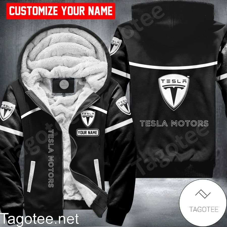Tesla Motors Custom Uniform Fleece Hoodie - EmonShop