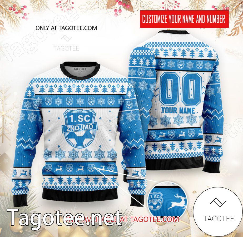 1.SC Znojmo Custom Ugly Christmas Sweater - EmonShop