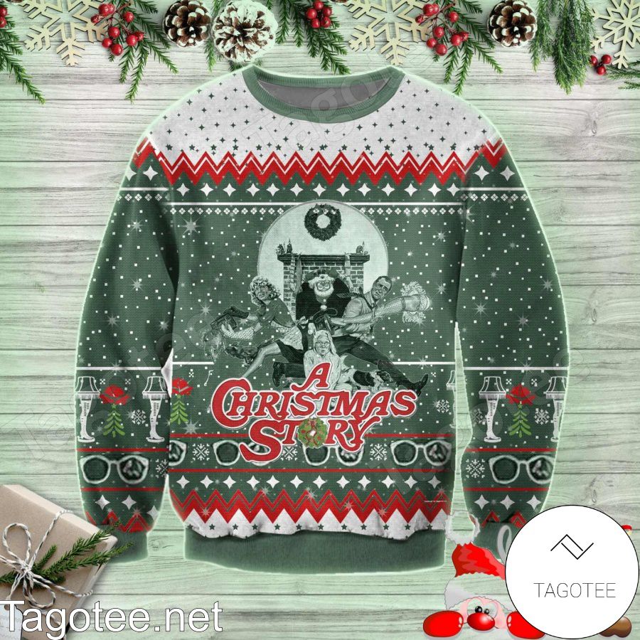 A Christmas Story Poster Xmas Ugly Christmas Sweater