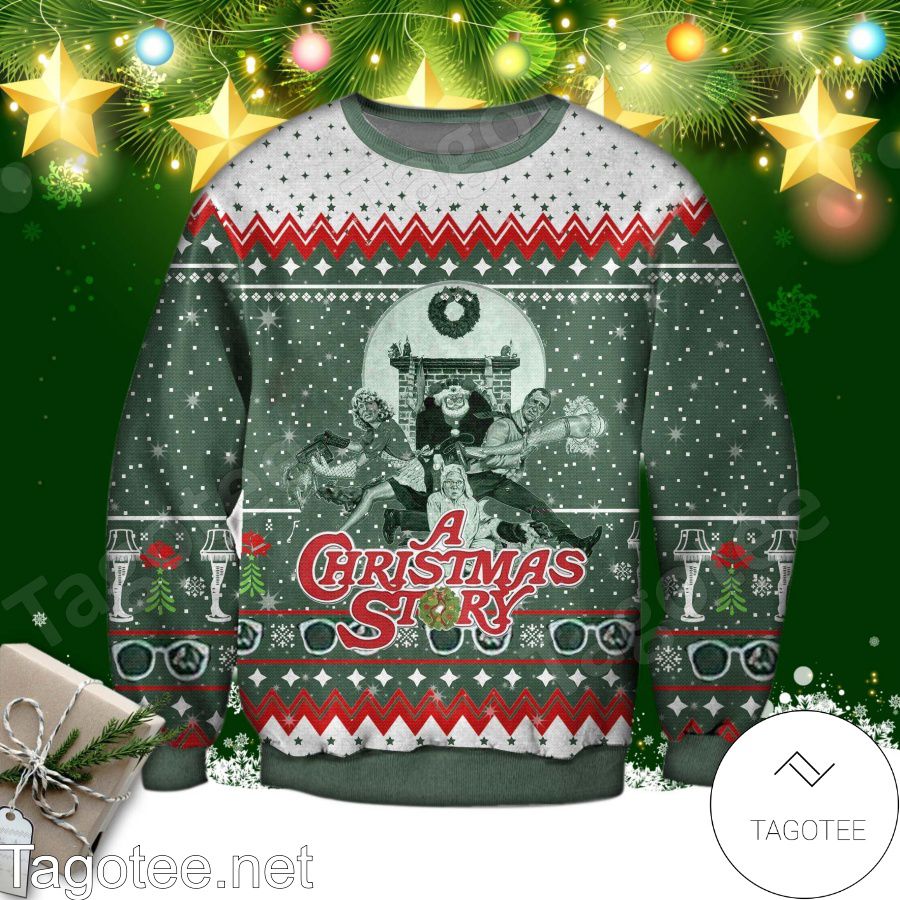 A Christmas Story Snowflake Ugly Christmas Sweater