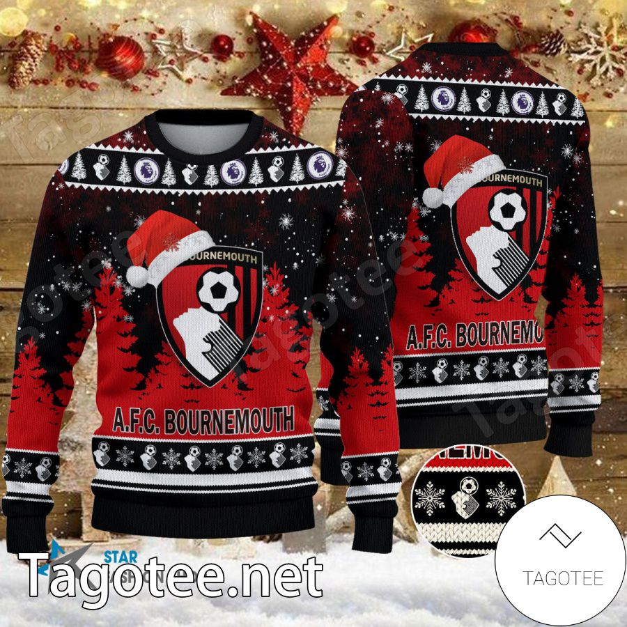 A.F.C. Bournemouth Sport Ugly Christmas Sweater