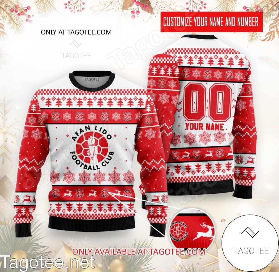 Afan Lido Custom Ugly Christmas Sweater - EmonShop