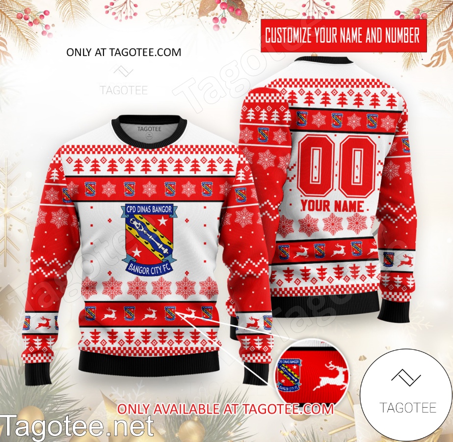 Bangor City Custom Ugly Christmas Sweater - EmonShop