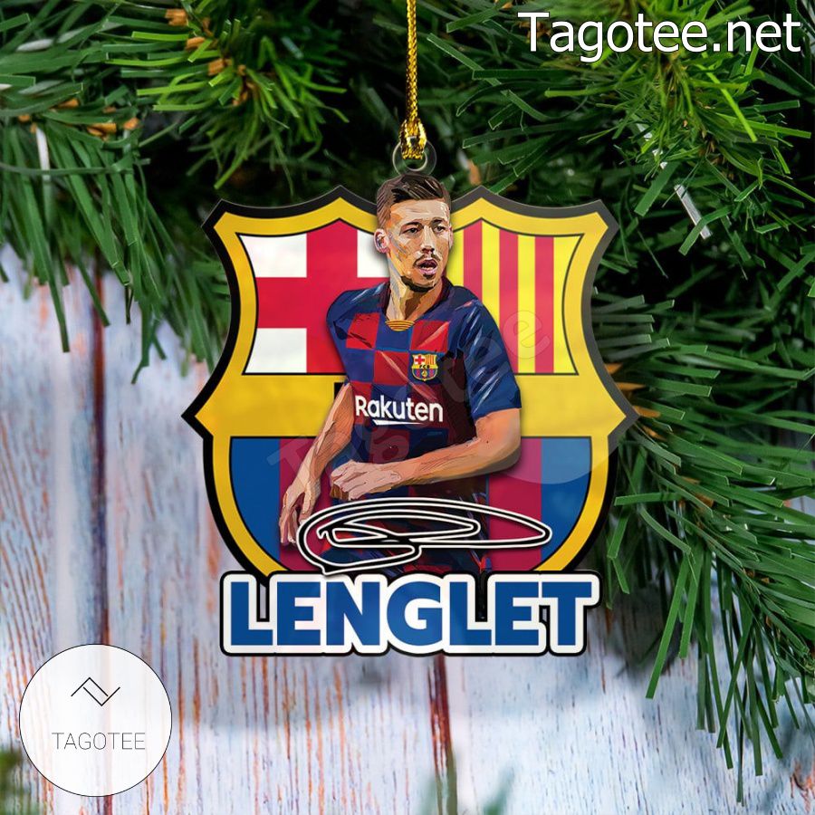 Barcelona - Clement Lenglet Xmas Ornament a