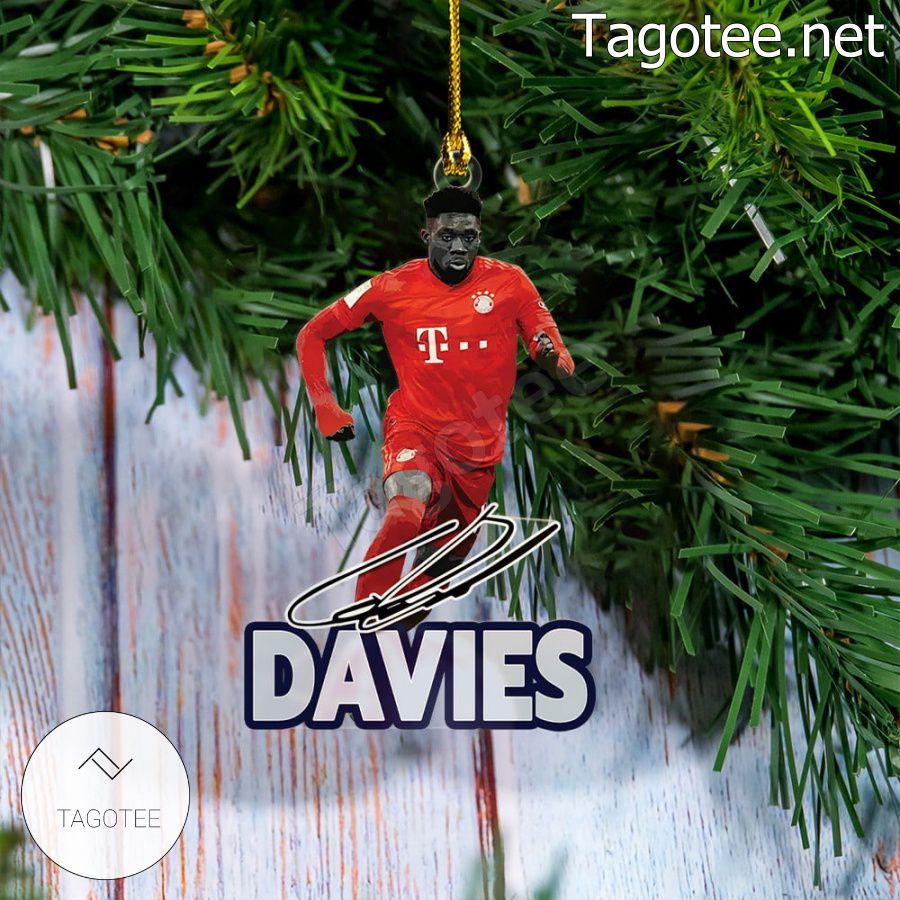 Bayern Munich - Alphonso Davies Xmas Ornament a