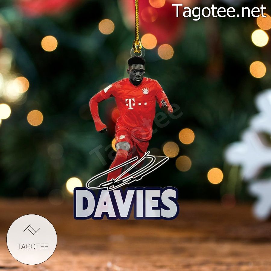 Bayern Munich - Alphonso Davies Xmas Ornament