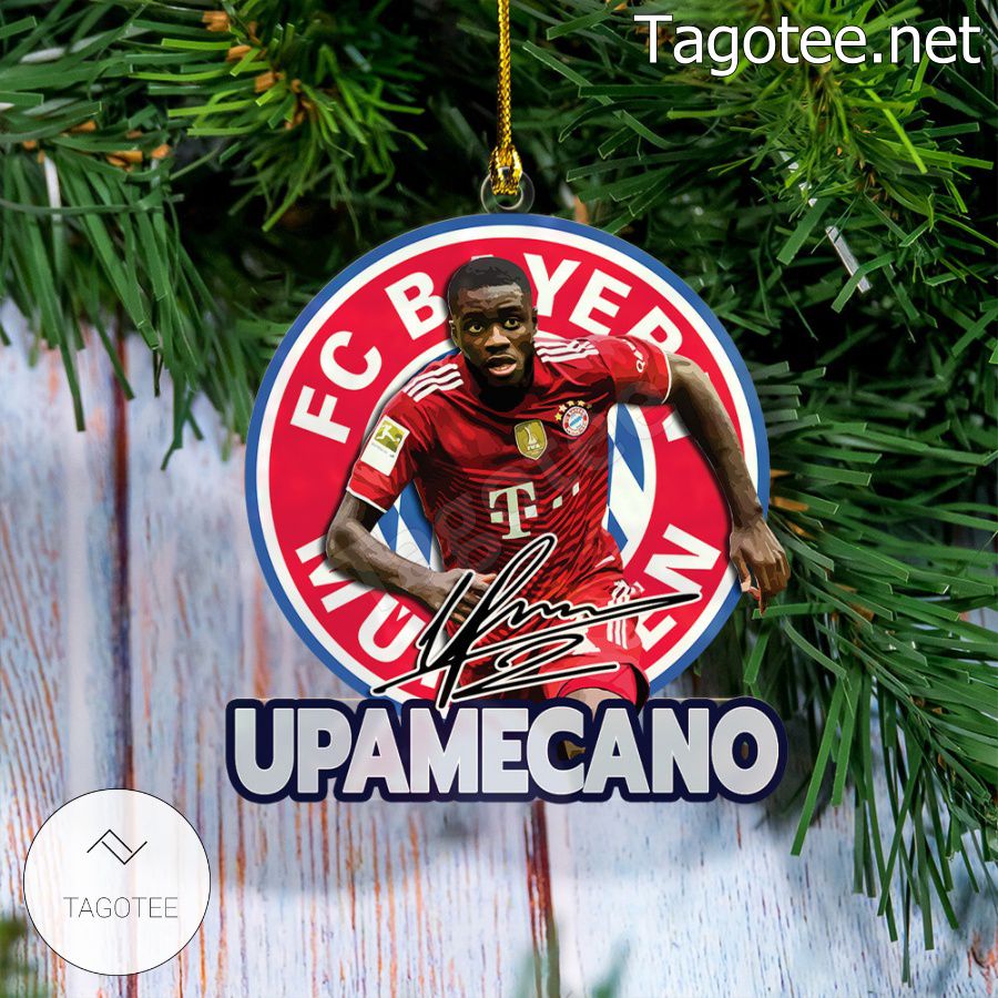 Bayern Munich - Dayot Upamecano Xmas Ornament a