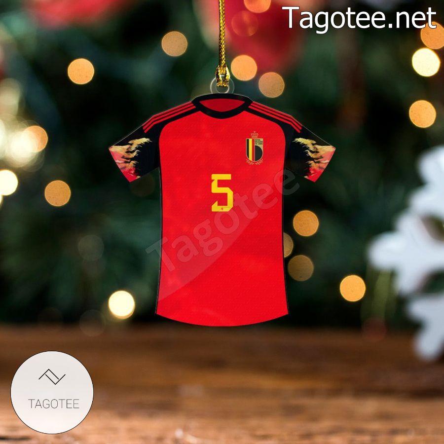 Belgium Team Jersey - Jan Vertonghen Xmas Ornament