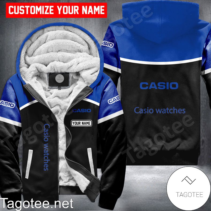 Casio Watch Custom Uniform Fleece Hoodie - BiShop