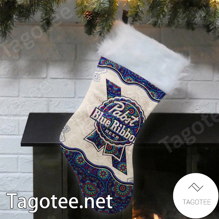 Pabst Blue Ribbon Christmas Stockings