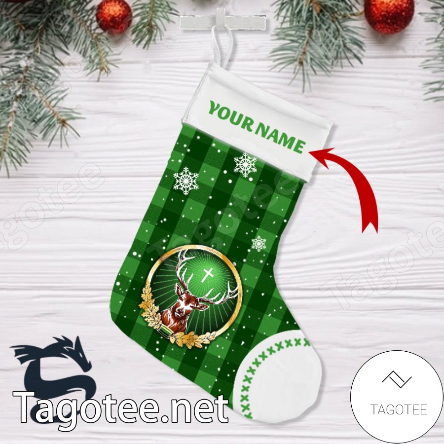 Personalised Jagermeister Deer Wine Christmas Stockings