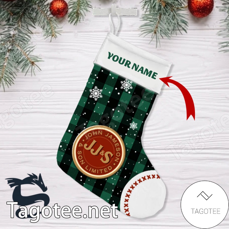 Personalised Jameson Whiskey Christmas Stockings