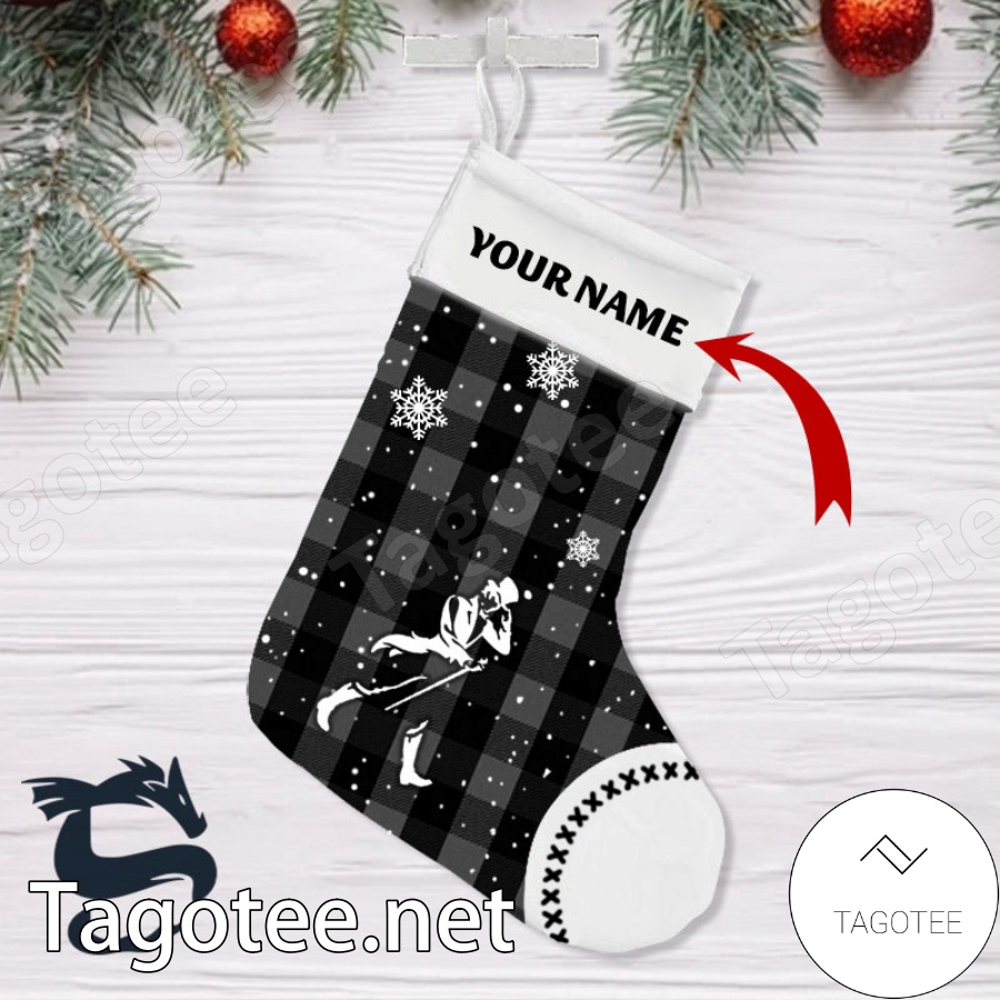 Personalised Johnnie Walker Snowy Christmas Stockings