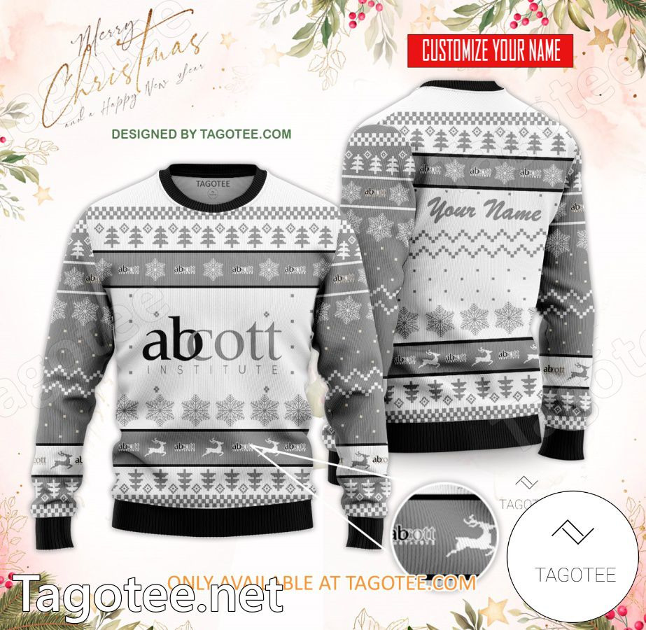 Abcott Institute Custom Ugly Christmas Sweater - BiShop
