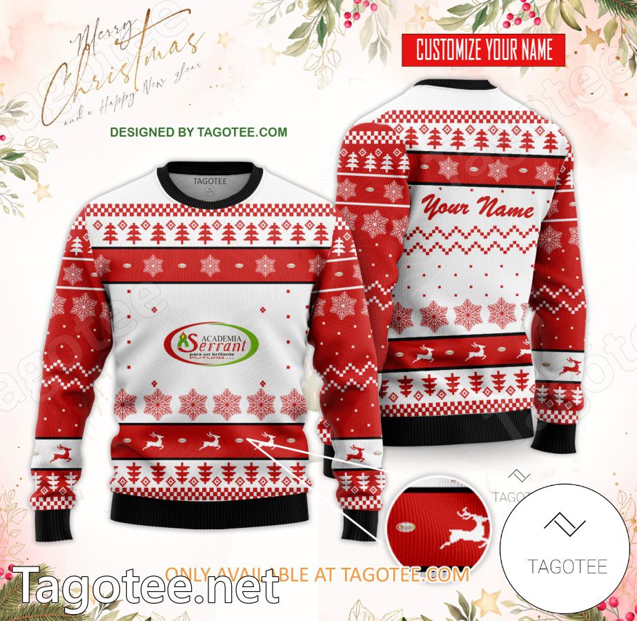 Academia Serrant Inc Custom Ugly Christmas Sweater - MiuShop