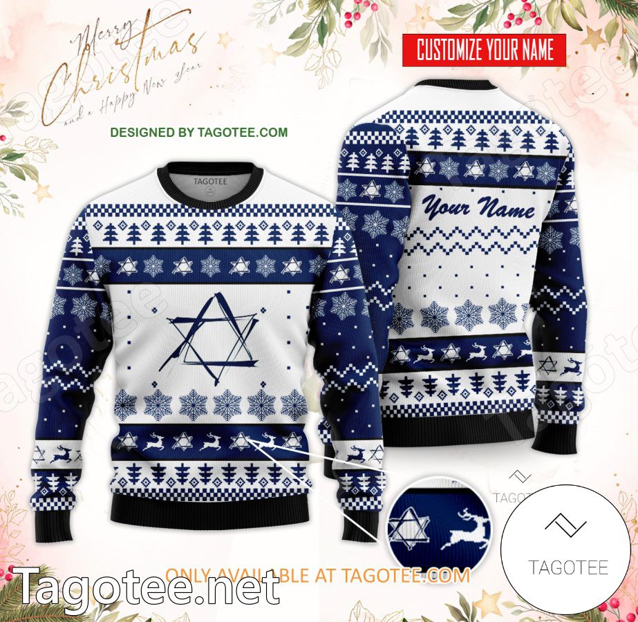 Academy for Jewish Religion-California Custom Ugly Christmas Sweater - EmonShop