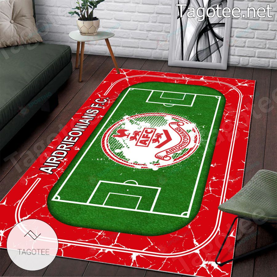 Airdrieonians F.C. Large Carpet Rugs a