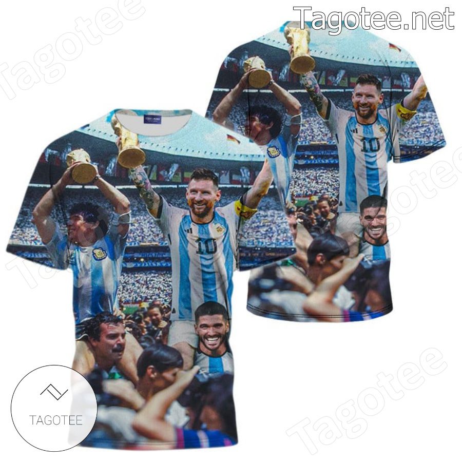 Lionel Messi And Argentina Champion World Cup 2022 T-shirt, Hoodie
