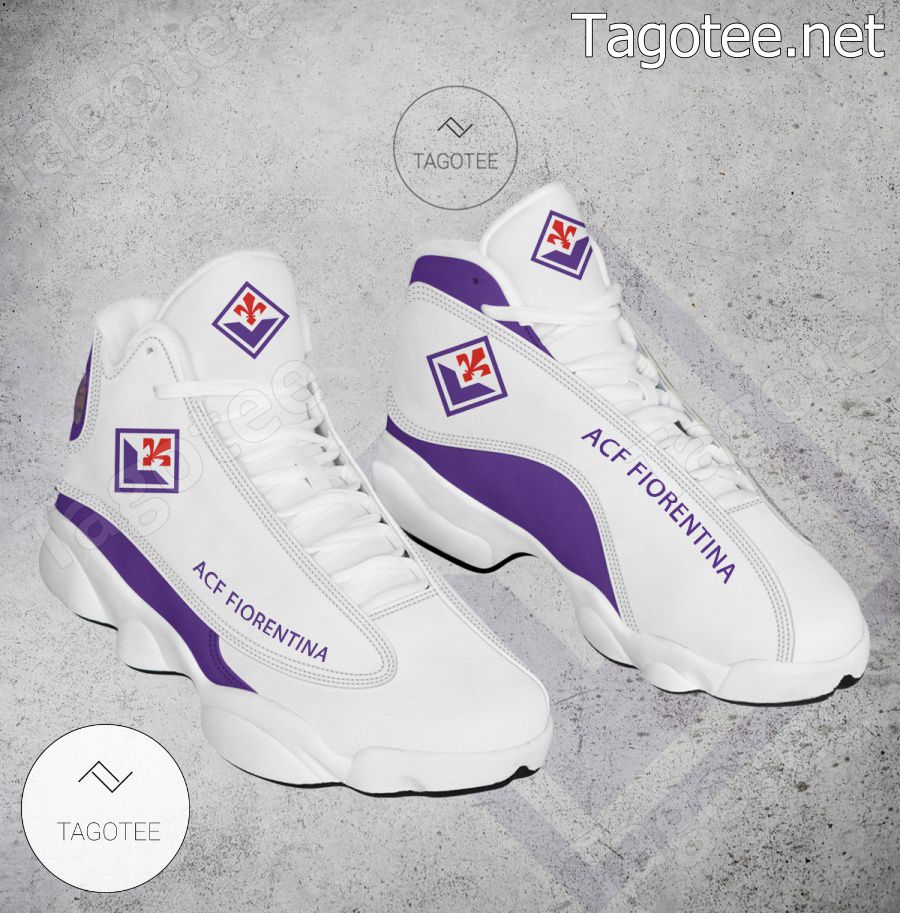 ACF Fiorentina Logo Air Jordan 13 Shoes - BiShop