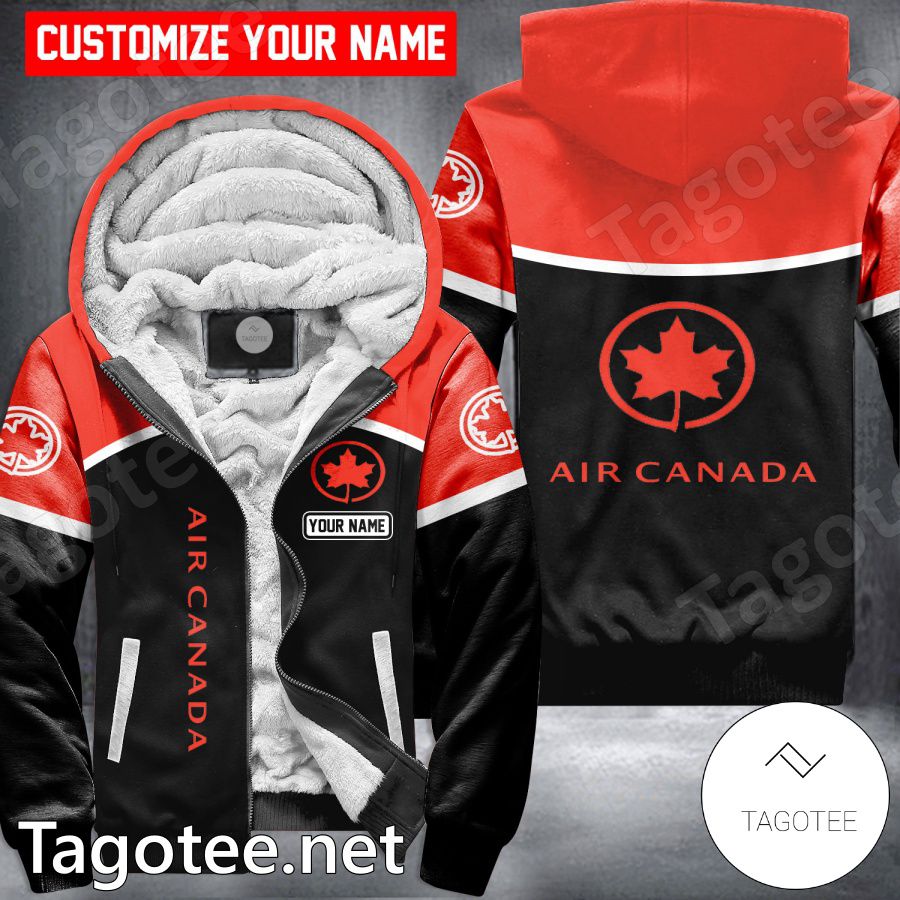 Air Canada Custom Uniform Fleece Hoodie - MiuShop