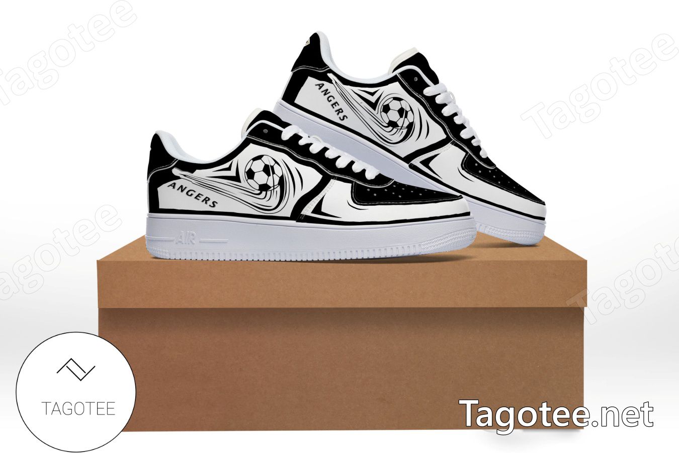 Angers SCO Logo Air Force 1 Shoes
