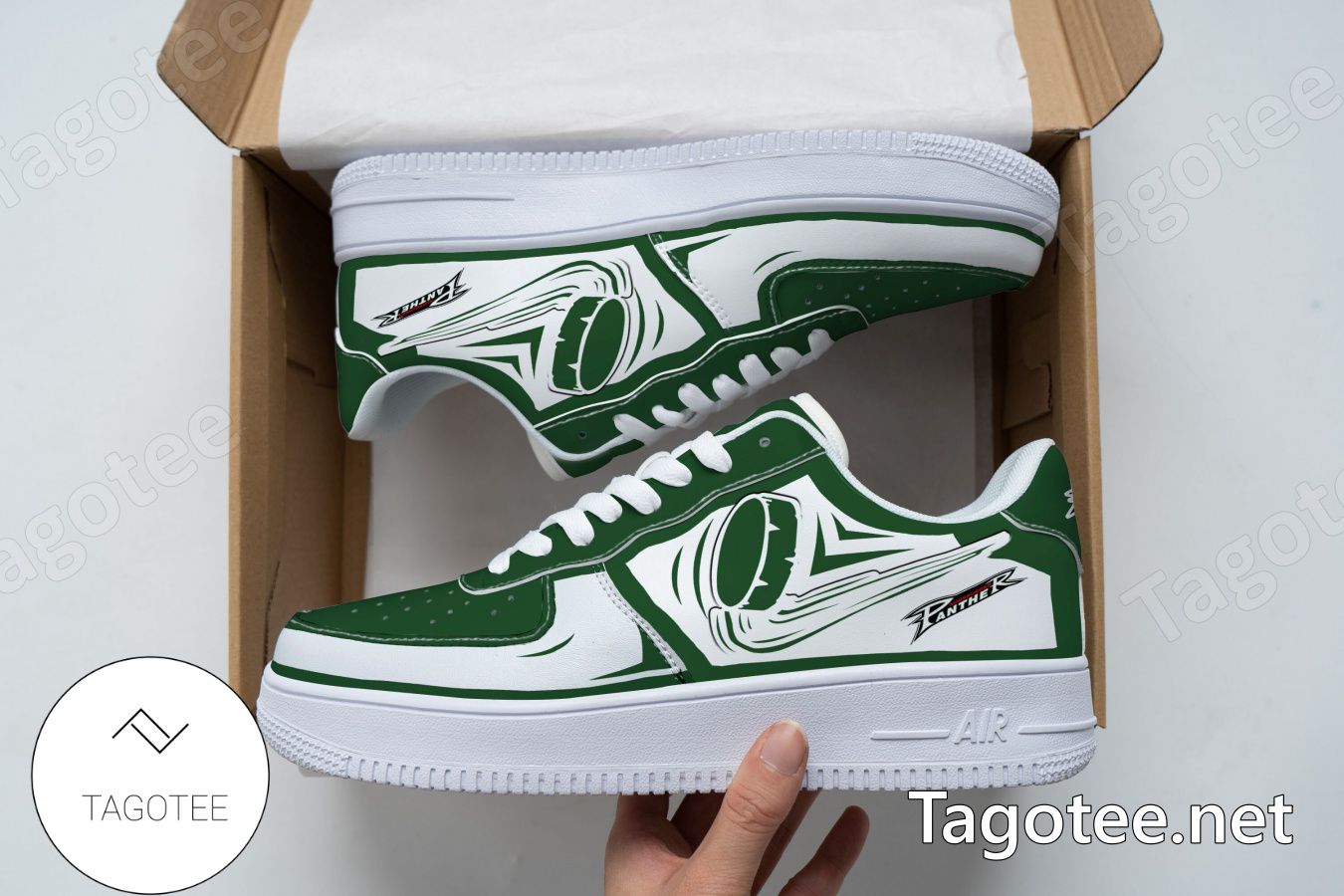 Augsburger Panther Logo Air Force 1 Shoes a
