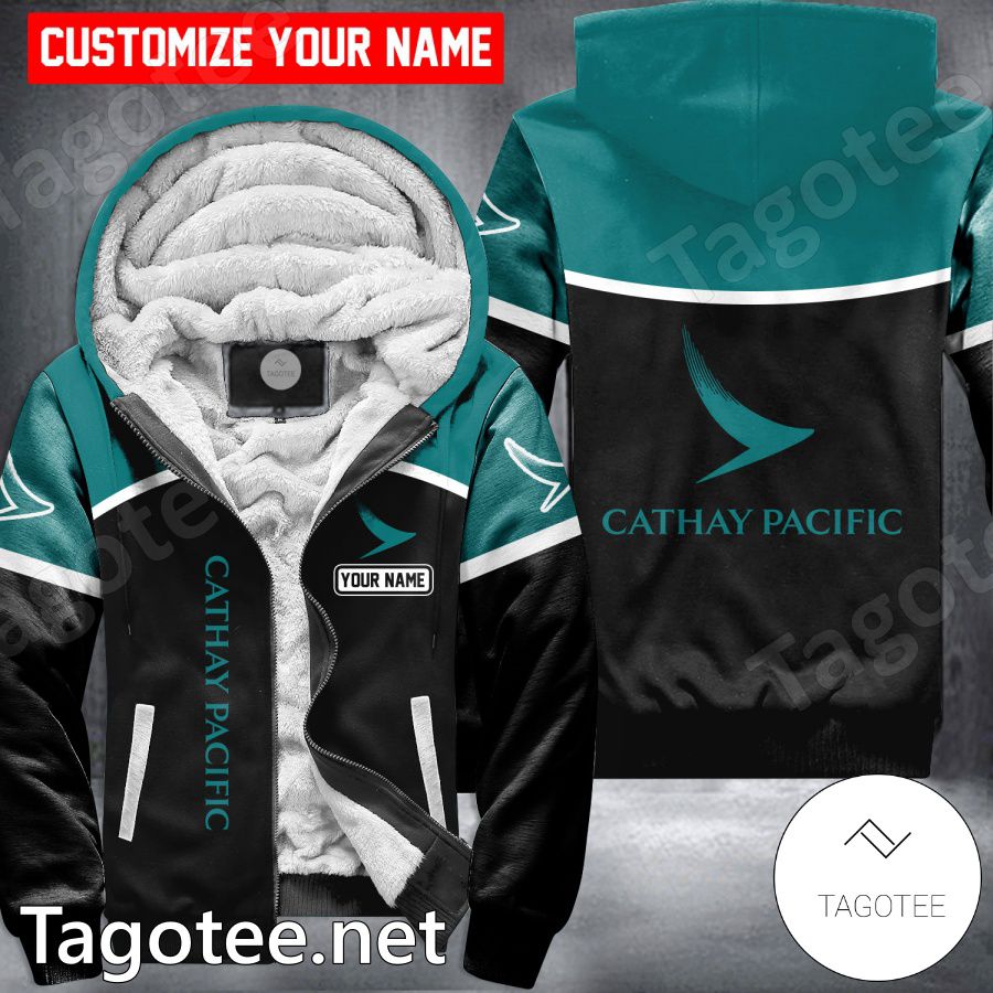 Cathay Pacific Airways Custom Uniform Fleece Hoodie - MiuShop