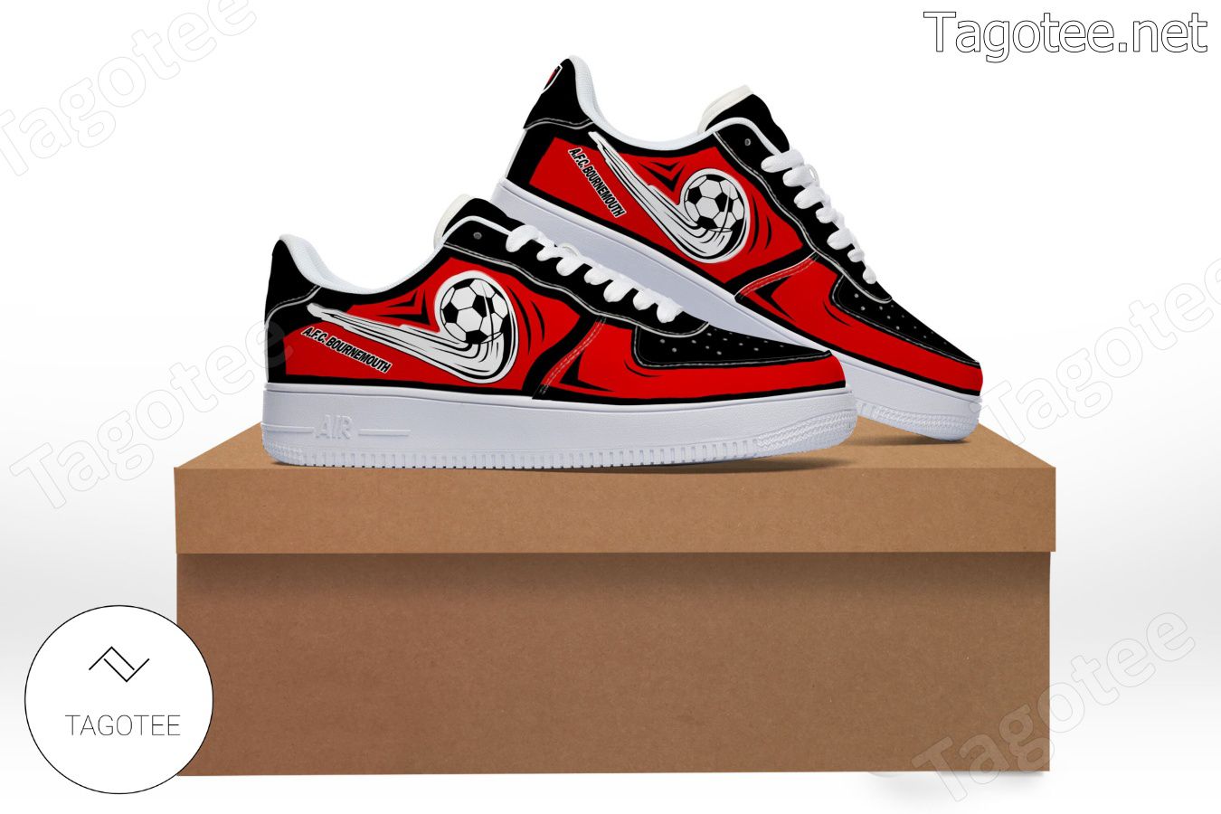 A.F.C. Bournemouth Logo Air Force 1 Shoes