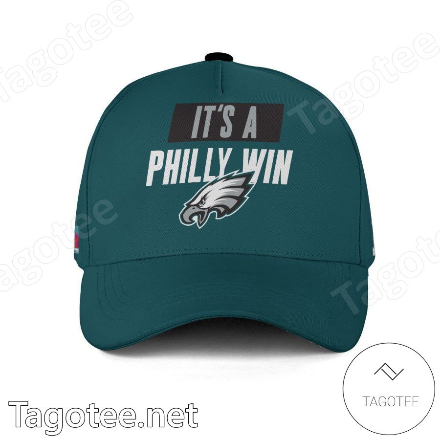 A.J. Brown It Is A Philly Win Philadelphia Eagles Champions Super Bowl Classic Cap Hat a