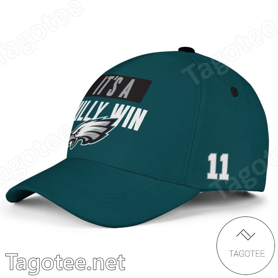 A.J. Brown It Is A Philly Win Philadelphia Eagles Champions Super Bowl Classic Cap Hat