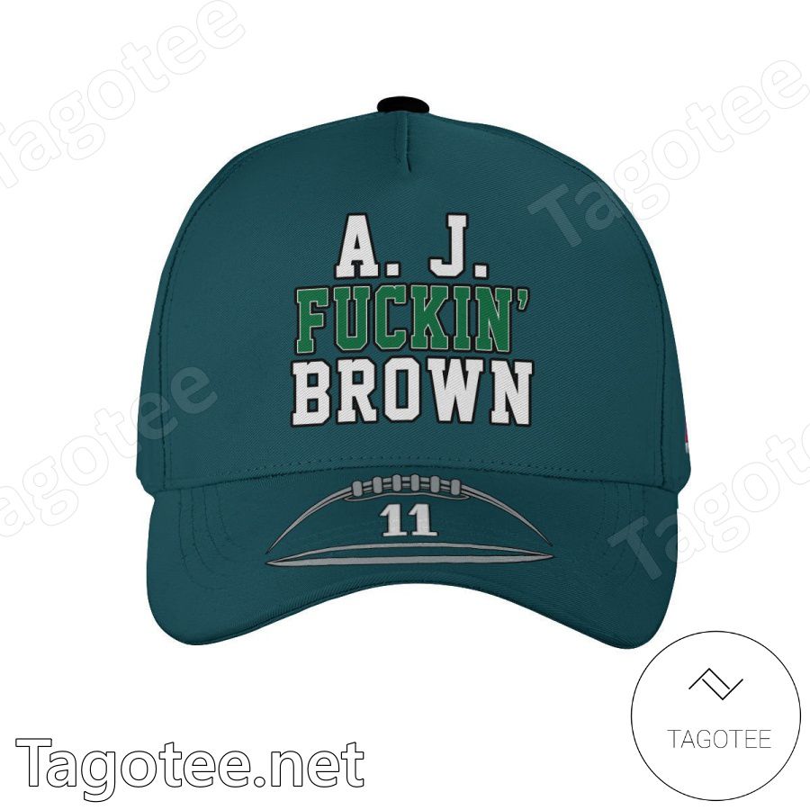 A.J. Fuckin Brown 11 Philadelphia Eagles Super Bowl LVII Classic Cap Hat