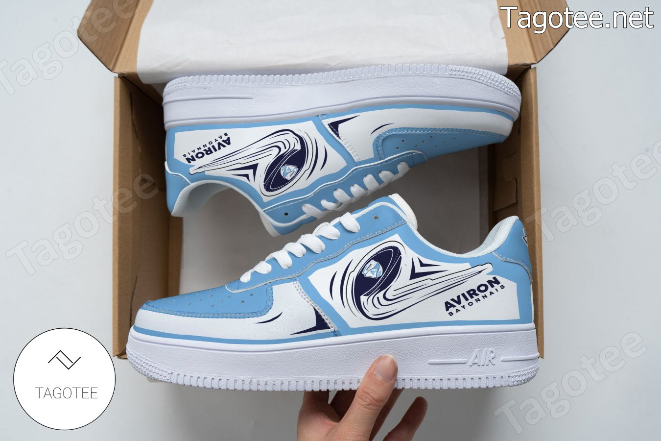 Aviron Bayonnais Logo Air Force 1 Shoes a