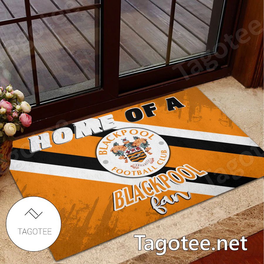 Blackpool F.C Home Of A Fan Doormat