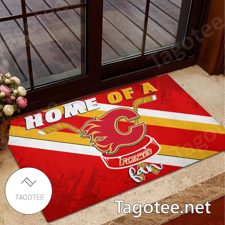 Calgary Flames Home Of A Fan Doormat