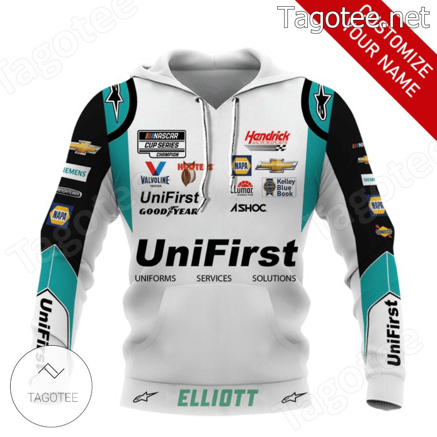 Car Racing Unifirst Turquoise Hoodie And Pants