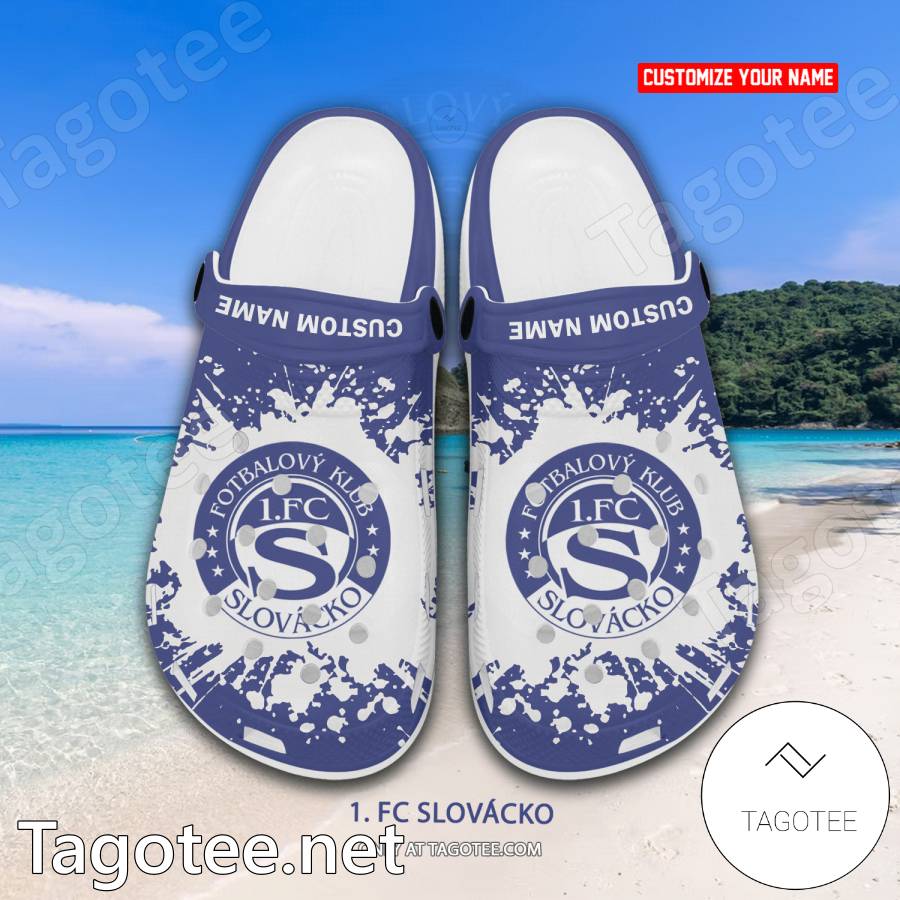 1. FC Slovacko Custom Name Crocs Clogs - EmonShop a