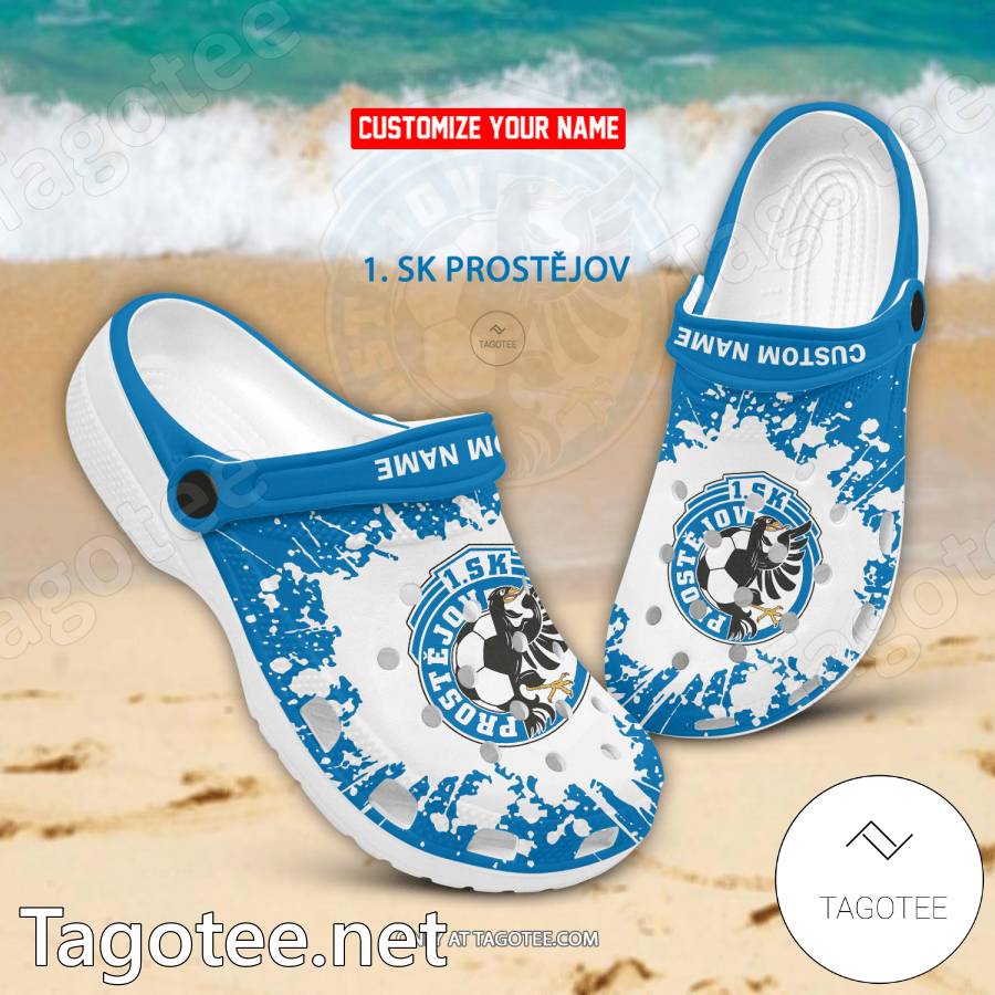 1. SK Prostejov Custom Name Crocs Clogs - EmonShop