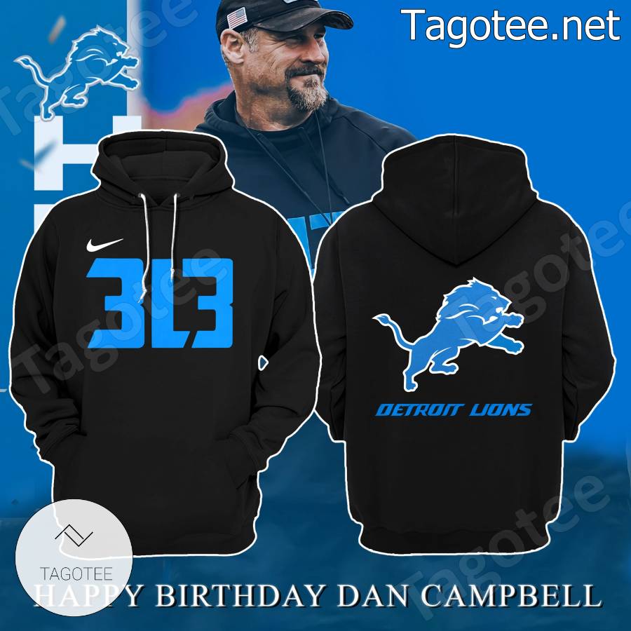 3l3 Dan Campbell Detroit Lions Black T-shirt, Hoodie
