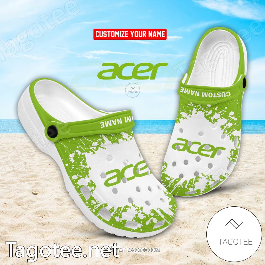 Acer Logo Crocs Clogs - EmonShop